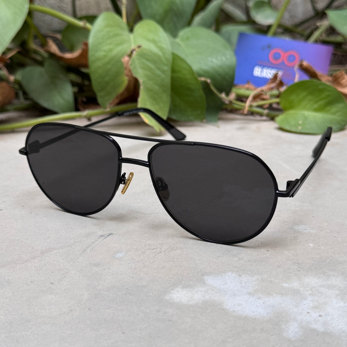 Bottega Veneta – 1302 - 62 – Black – Metal - Sunglasses – Unisex - Premium