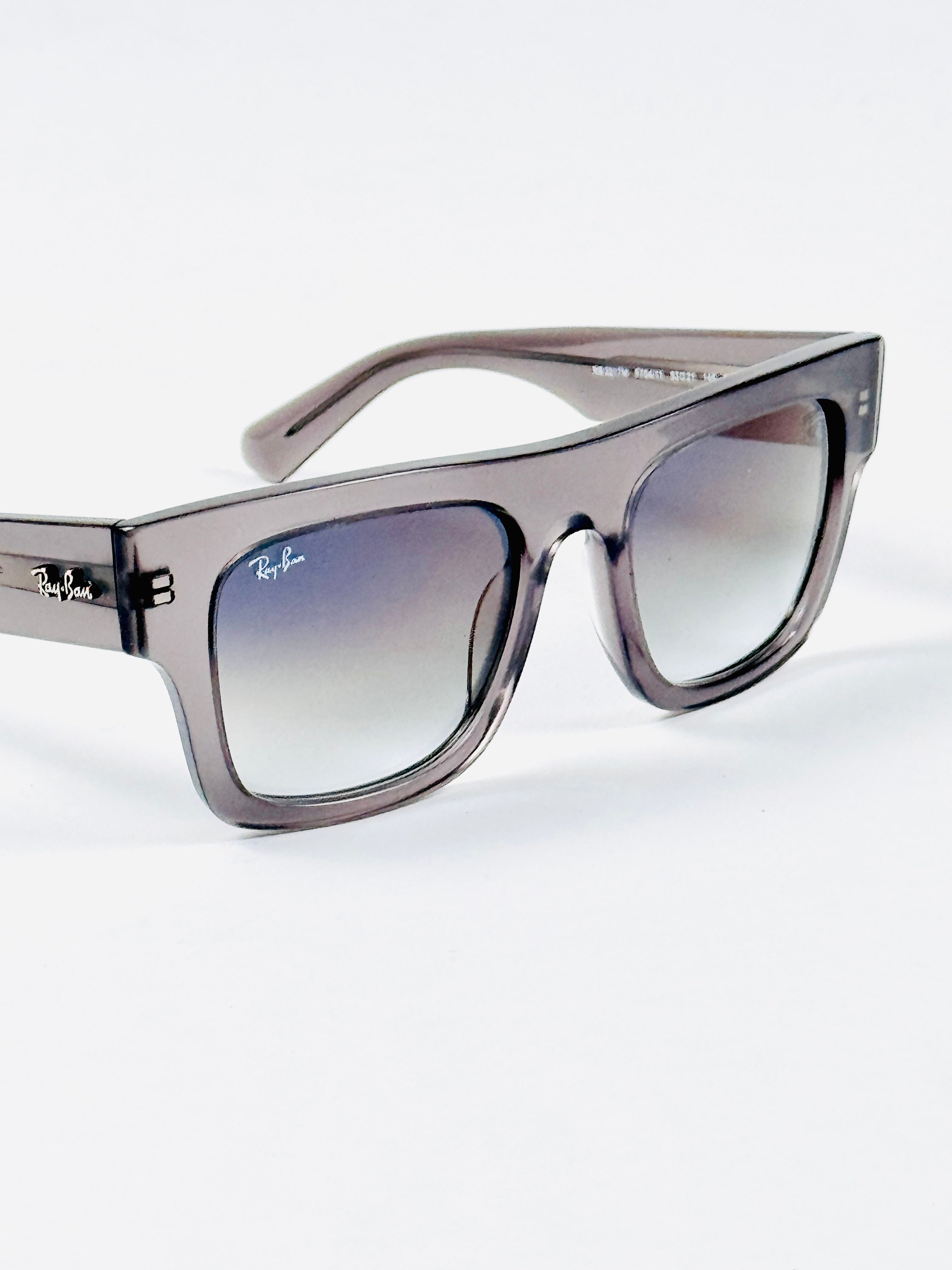 RayBan – 2217 – 53 – Grey Blue –  Acetate - Sunglasses – Unisex - Premium