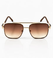 Cartier – 5036 - 52 – Golden Brown – Metal - Sunglasses – Unisex