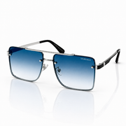 Versace – 22172 – 58 – Silver Blue – Metal – Sunglasses – Unisex