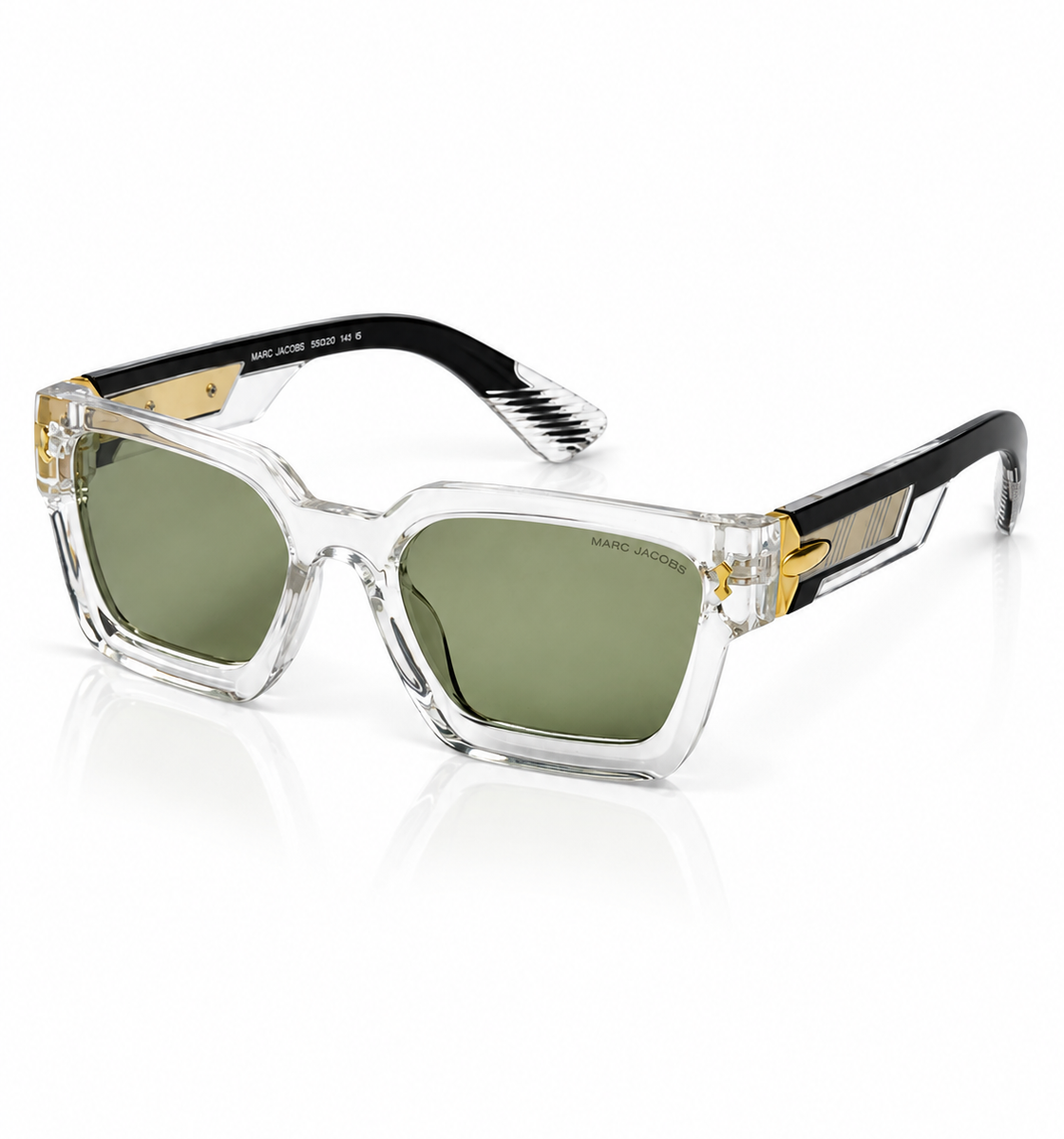 Moscot - 1601 - 55 - Transparent Green – Acetate  – Sunglasses - Unisex