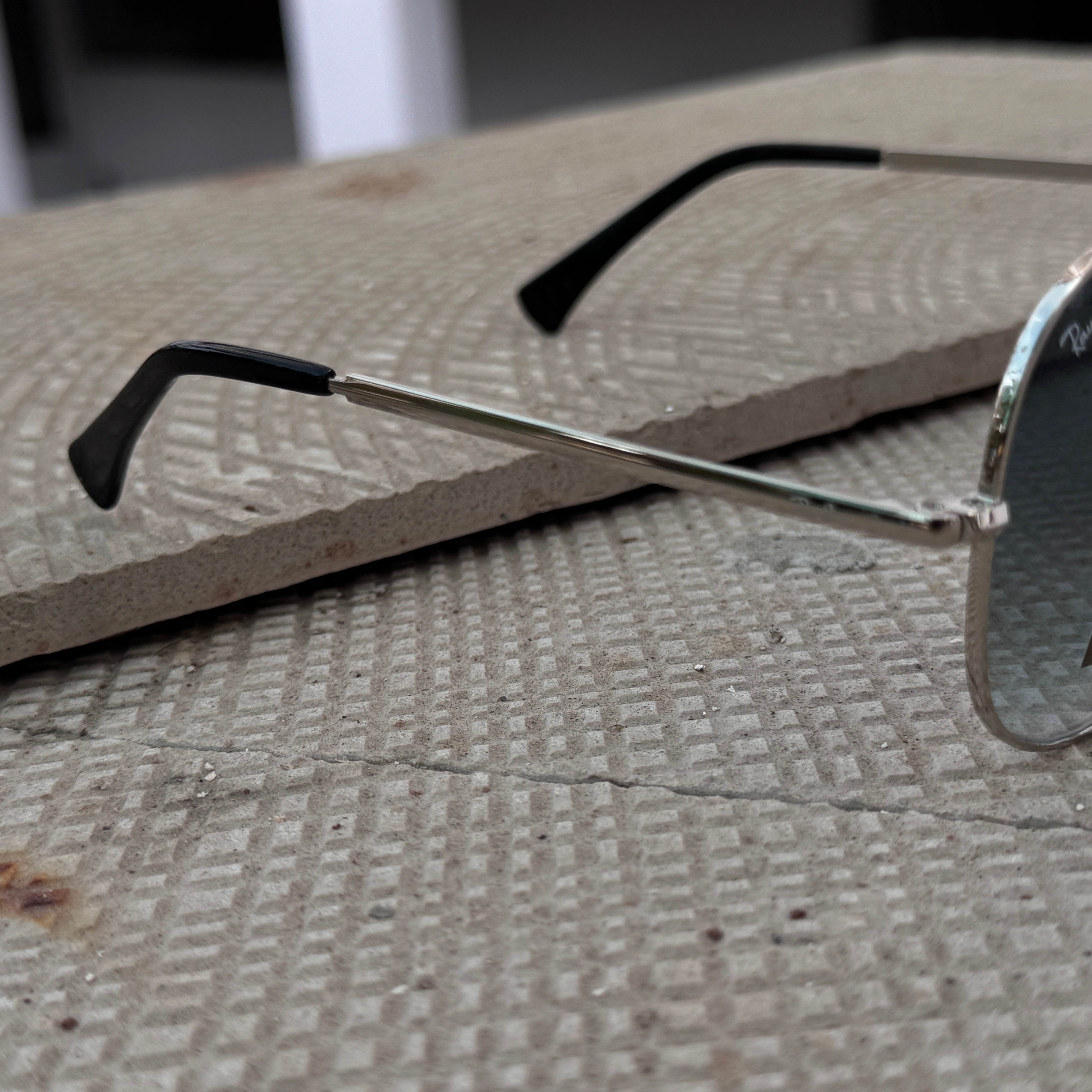 Rayban – 8026 – 62 – Silver Blue Gradient – Metal – Sunglasses – Unisex - Premium