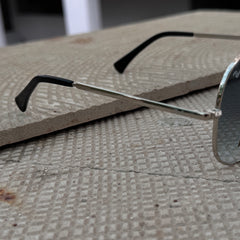 Rayban – 8026 – 62 – Silver Blue Gradient – Metal – Sunglasses – Unisex - Premium