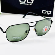 Rayban – 8230 – 57 – Black Green – Metal – Sunglasses – Unisex