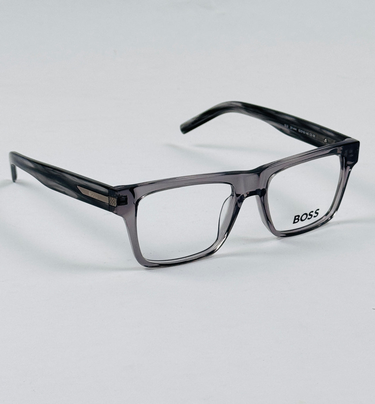 Boss - 25144 – 52 – Grey –  Acetate - Optics – Unisex - Premium