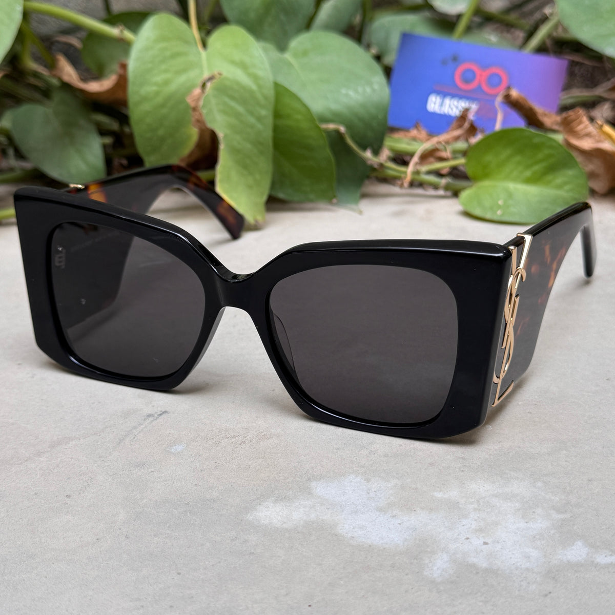 YSL – Blaze - 54 – Tortoise Black – Acetate - Sunglasses – Ladies - Premium