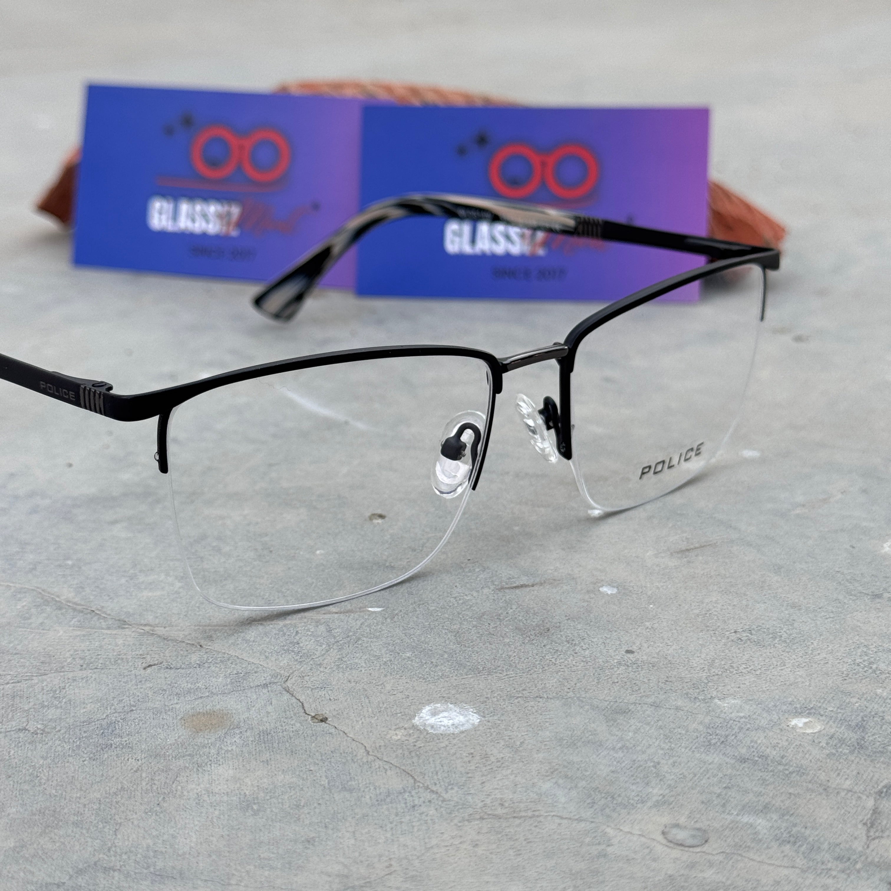 Police – 514 – 56 – Black –  Metal - Optics – Unisex - Premiumm