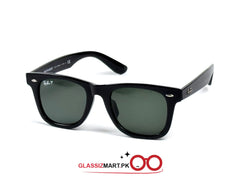 RayBan – 2140 – 52 – Black Green –  Acetate- Sunglasses – Unisex