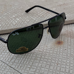 Rayban – 8002 – 62 – Black Green – Metal – Sunglasses – Unisex - Premium