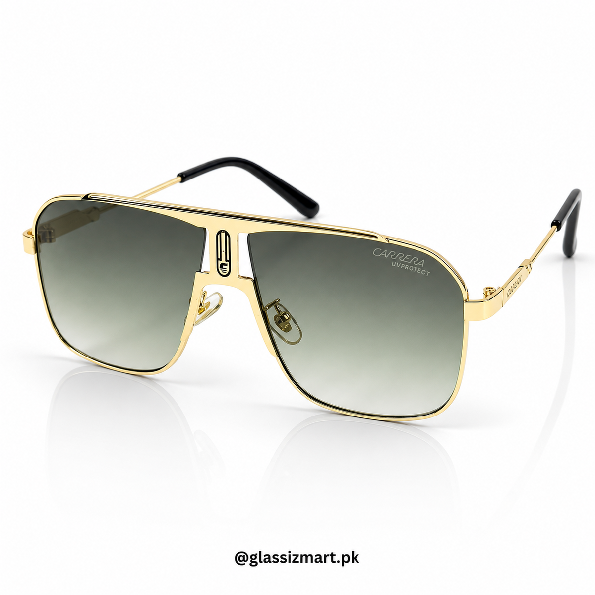 Carrera - Golden Green – 10420 - 64 - Metal - Sunglasses – Unisex