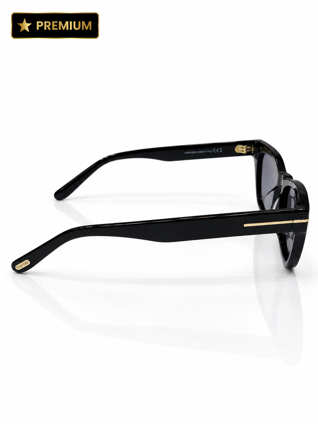 Tom Ford – 1362 - 53 - Black – Acetate - Sunglasses – Unisex - Premium