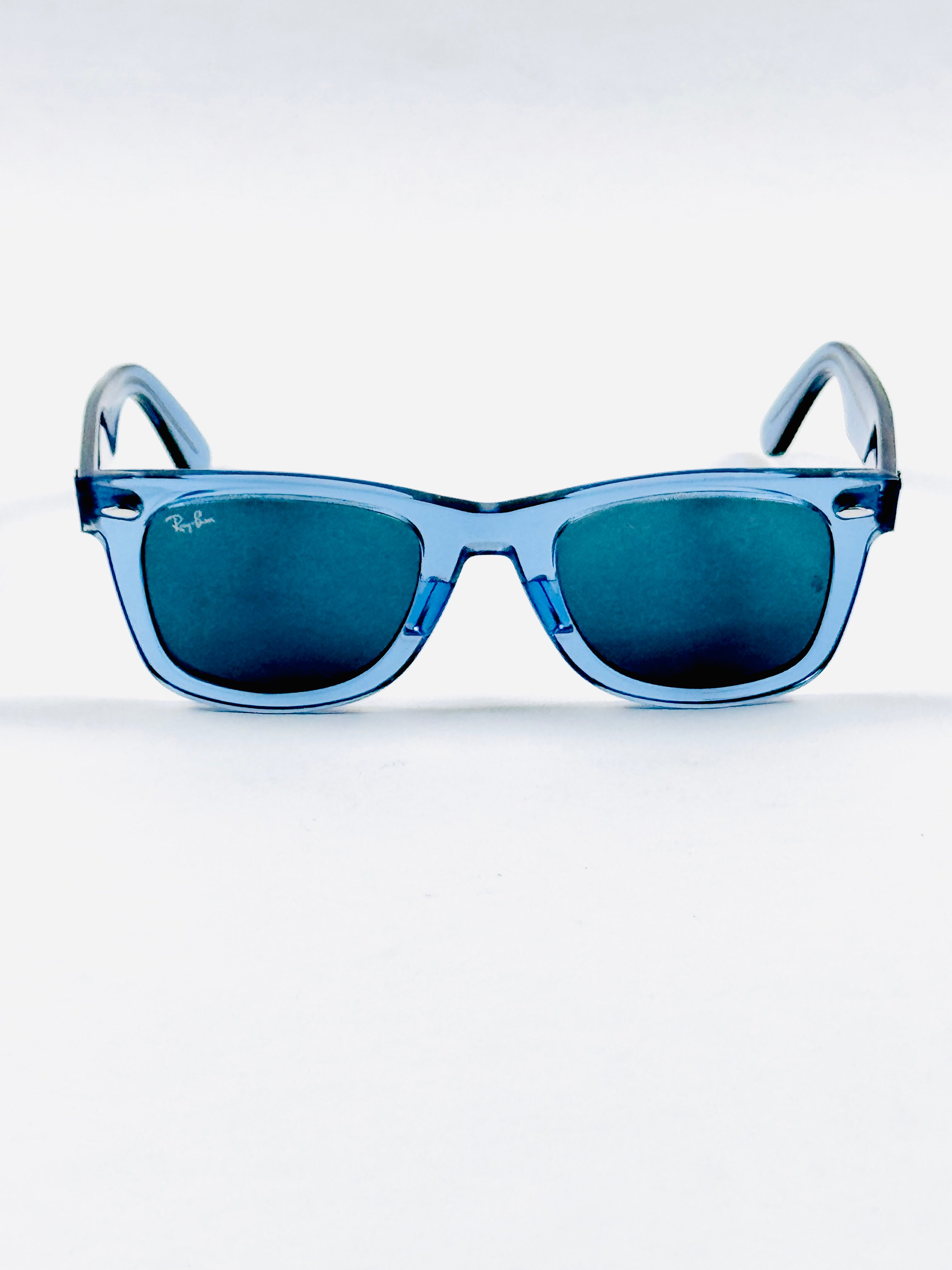 RayBan – 2140 – 50 – Blue Black –  Acetate- Sunglasses – Unisex - Premium