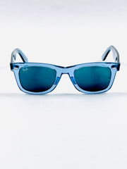 RayBan – 2140 – 50 – Blue Black –  Acetate- Sunglasses – Unisex - Premium