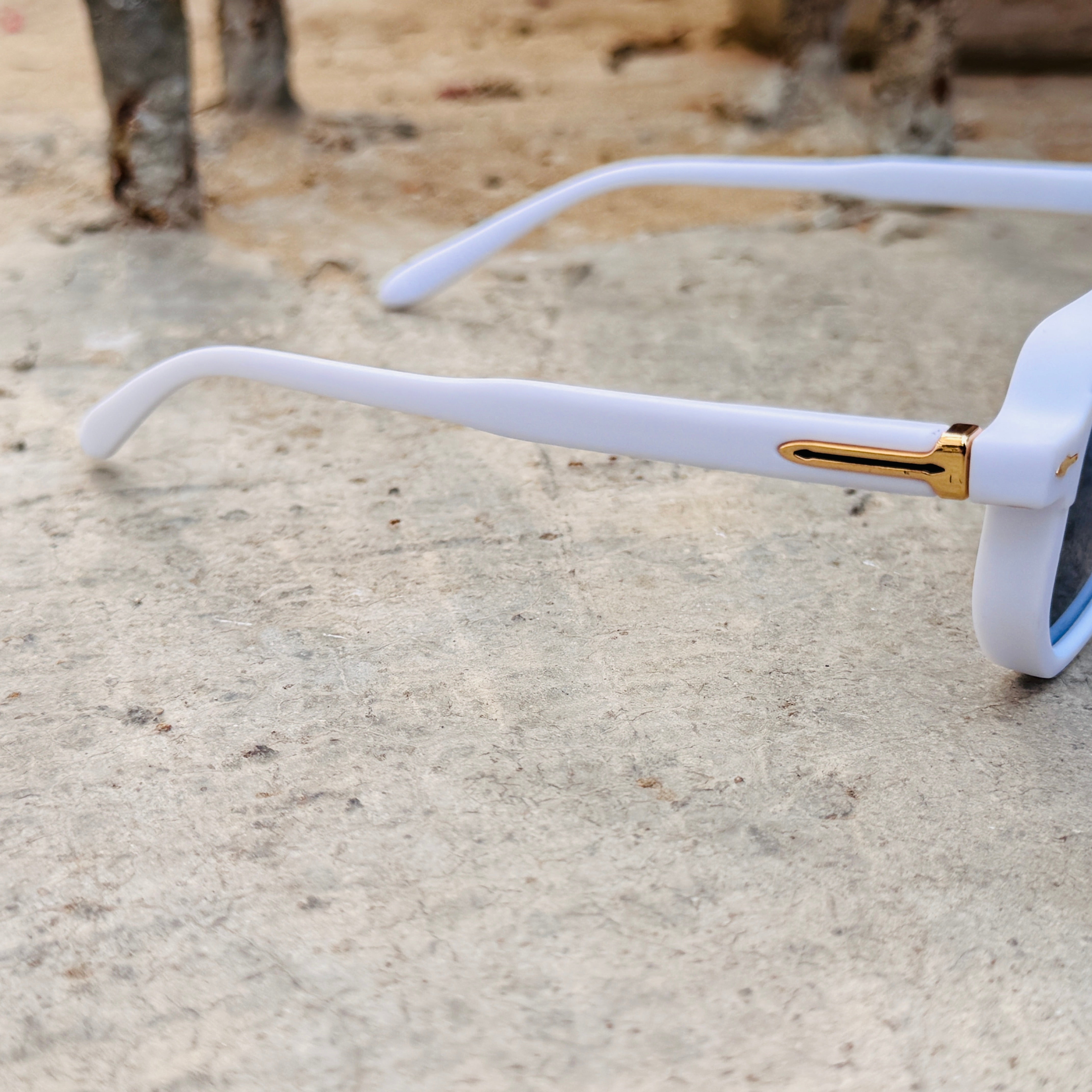 Moscot – 6090 – 51 - White Black – Acetate  – Sunglasses - Unisex
