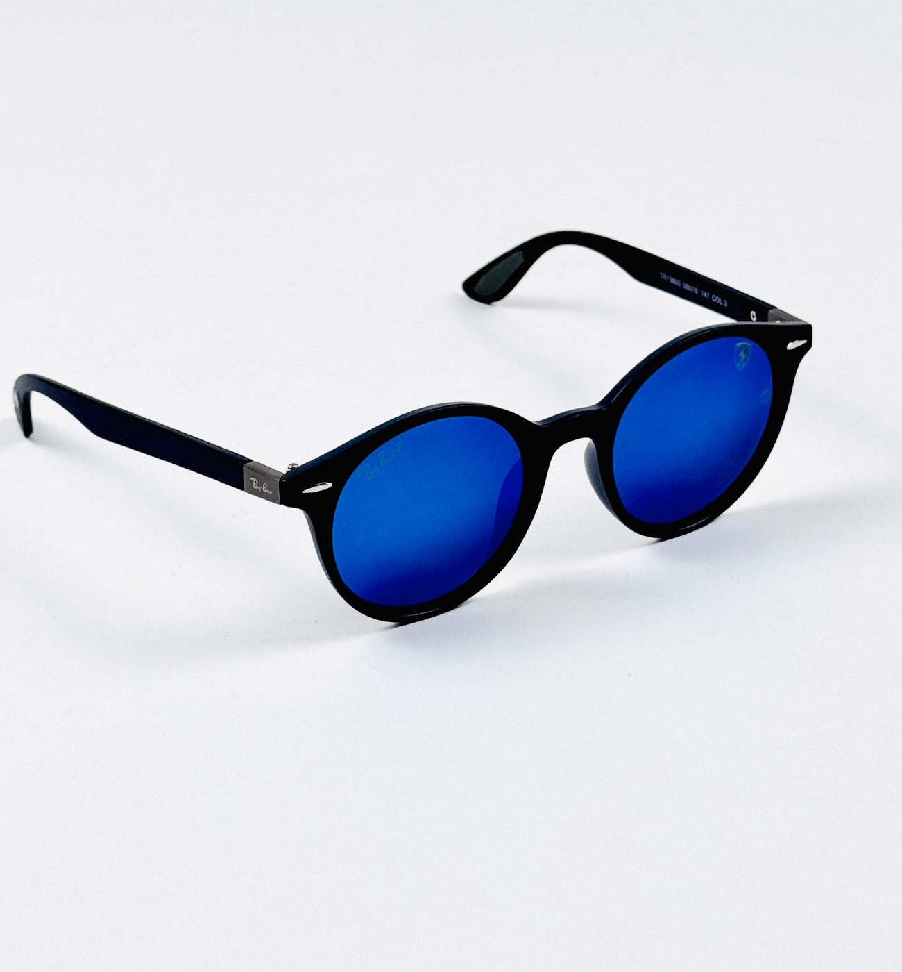 Rayban – 19805 - 58 – Black Blue Mercury – Acetate – Sunglasses