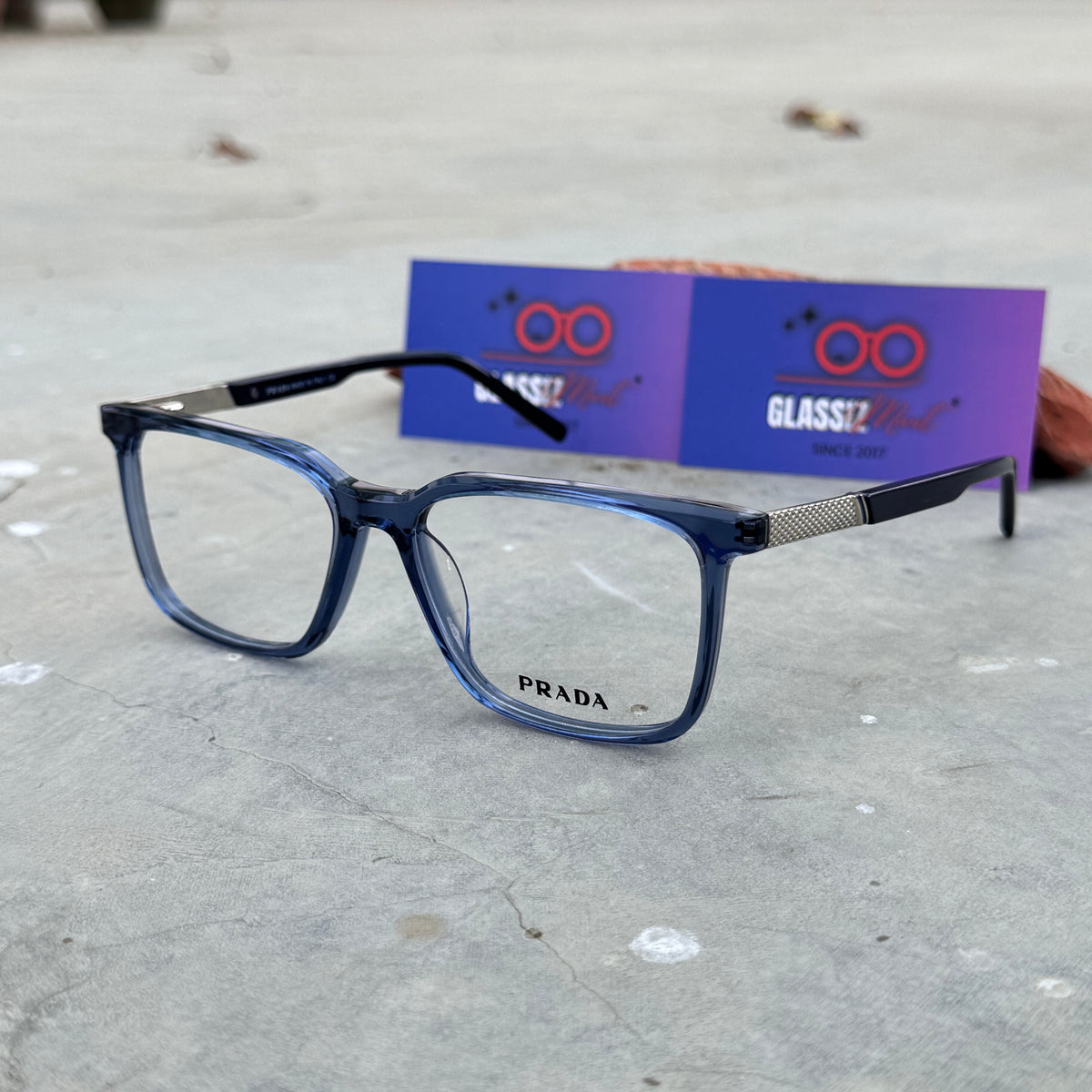 Prada – 1334 – 54 – Blue –  Acetate - Optics – Unisex - Premium