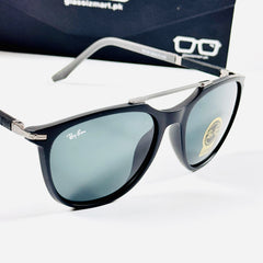 Rayban – 9119 – 56 – Black – Acetate – Sunglasses – Unisex