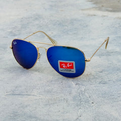 Rayban – 3026 – 62 – Golden Mercury – Metal – Sunglasses – Unisex