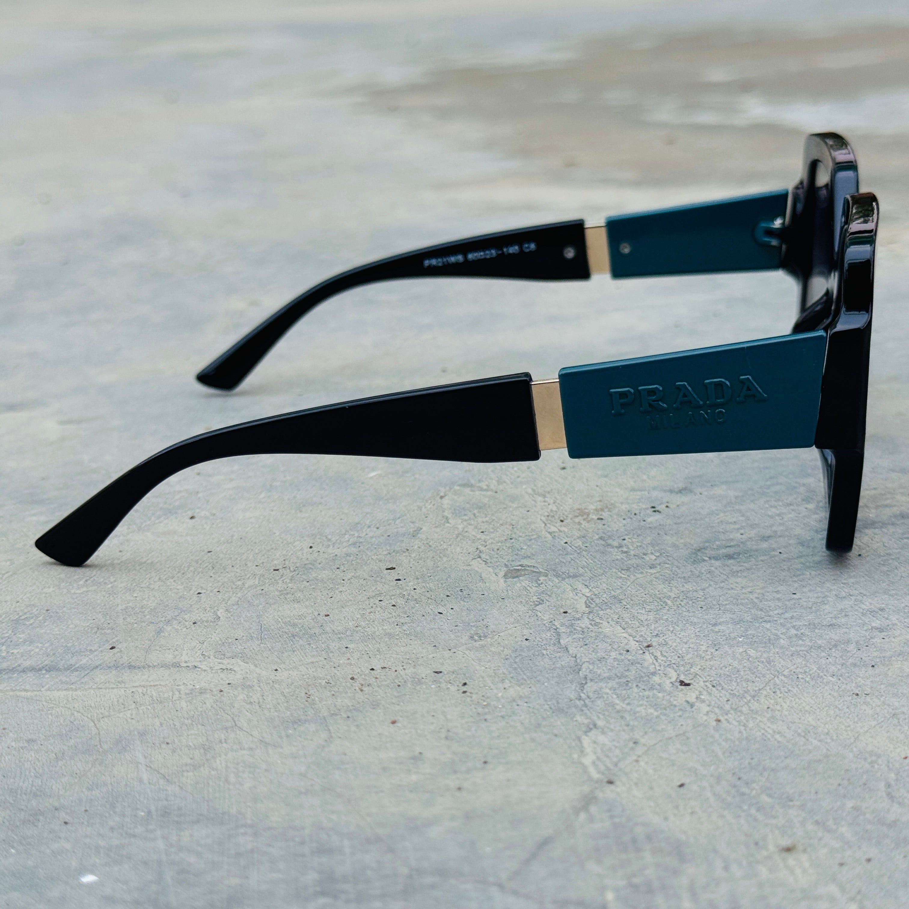 Prada – PR21ws – 60 – Black Multi – Acetate – Sunglasses – Ladies