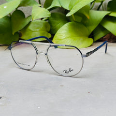 Rayban – 135306 – 52 – Silver Blue –  Metal - Optics – Unisex