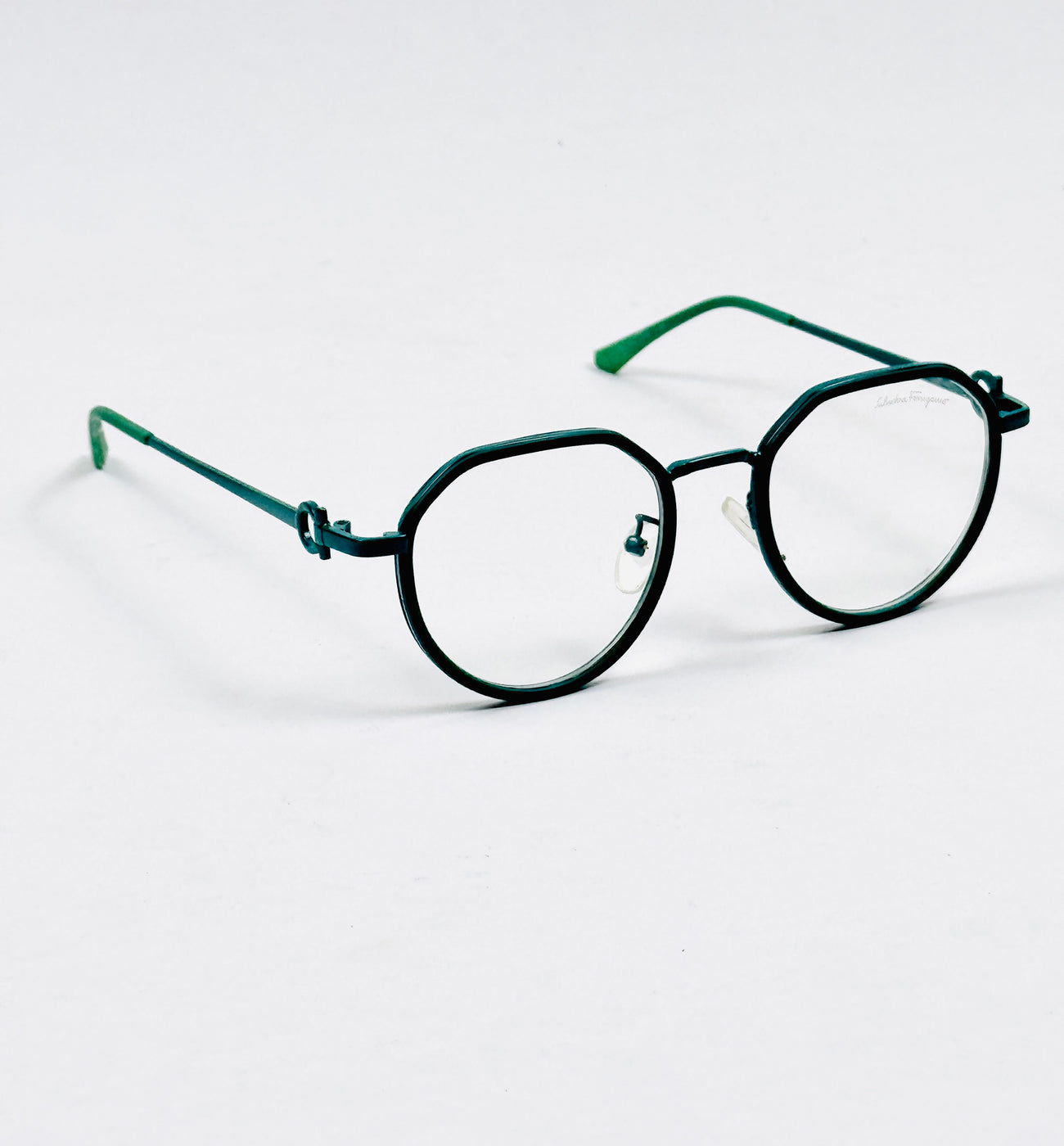 Ferragamo – 5580 – 54 – Green – Metal – Optics – Unisex
