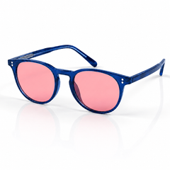 Moscot - 6259 – 49 – Blue Red – Acetate – Sunglasses – Unisex