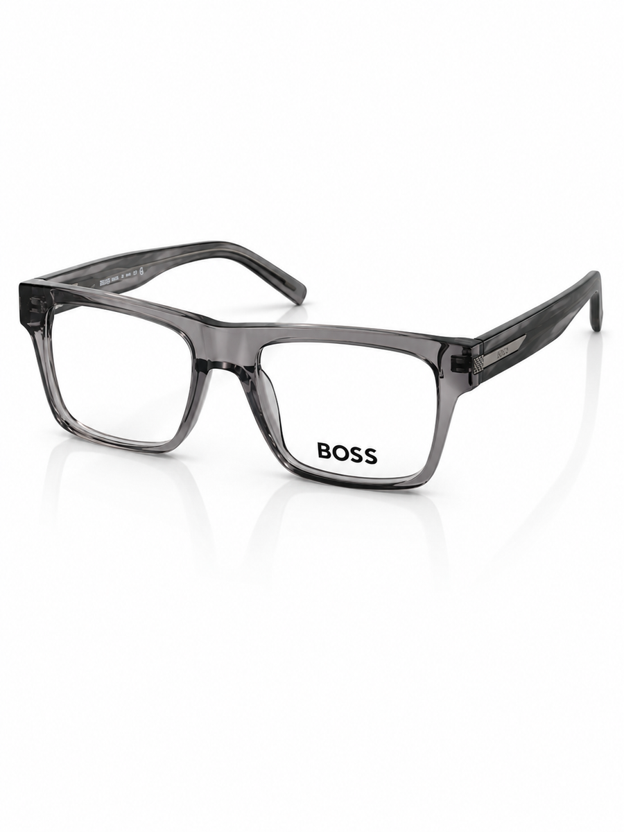 Boss - 25144 – 52 – Grey –  Acetate - Optics – Unisex - Premium