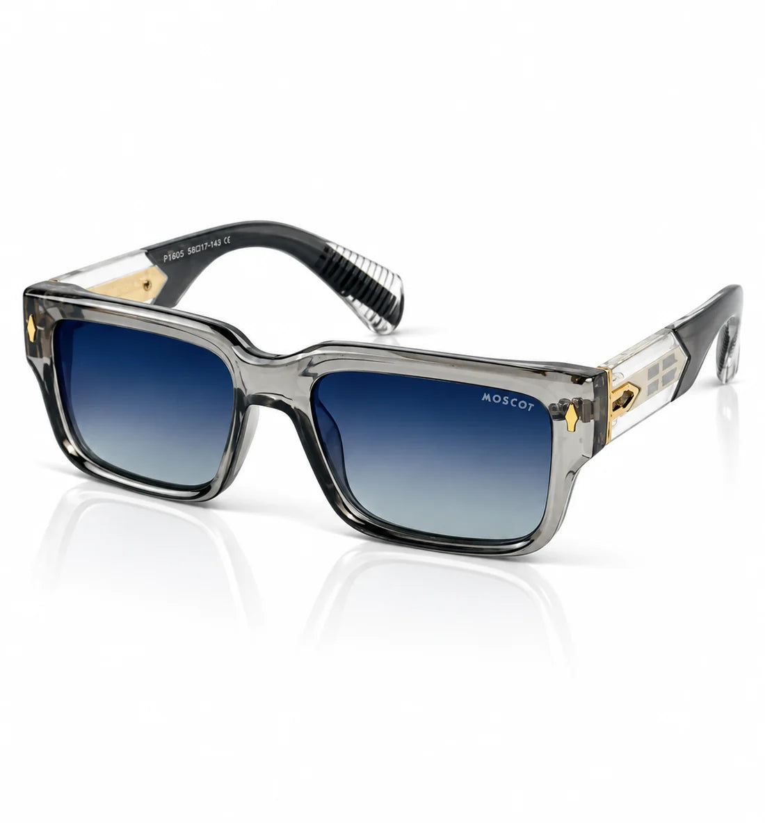 Moscot – 1605 – 56 - Grey Gradient – Acetate – Sunglasses - Unisex