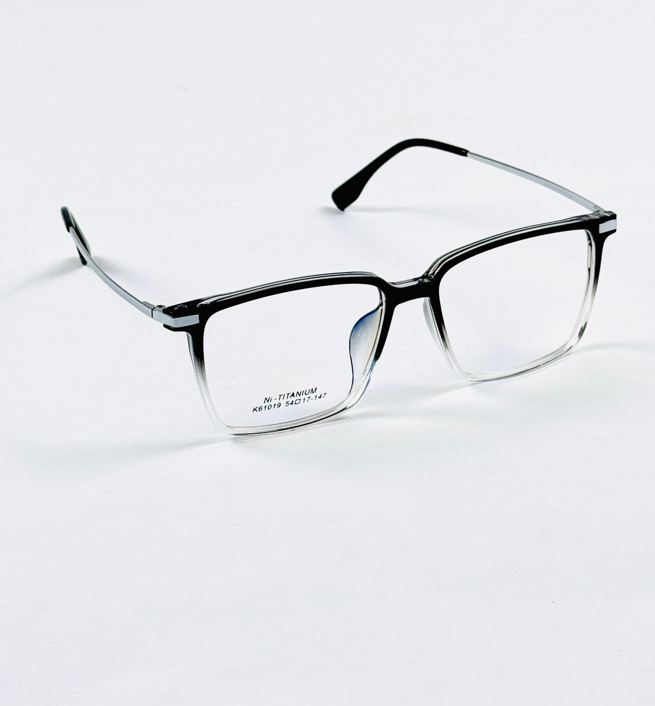 Tr – 61019 - 54 - Silver Black Gradient – Acetate - Metal – Optics - Unisex