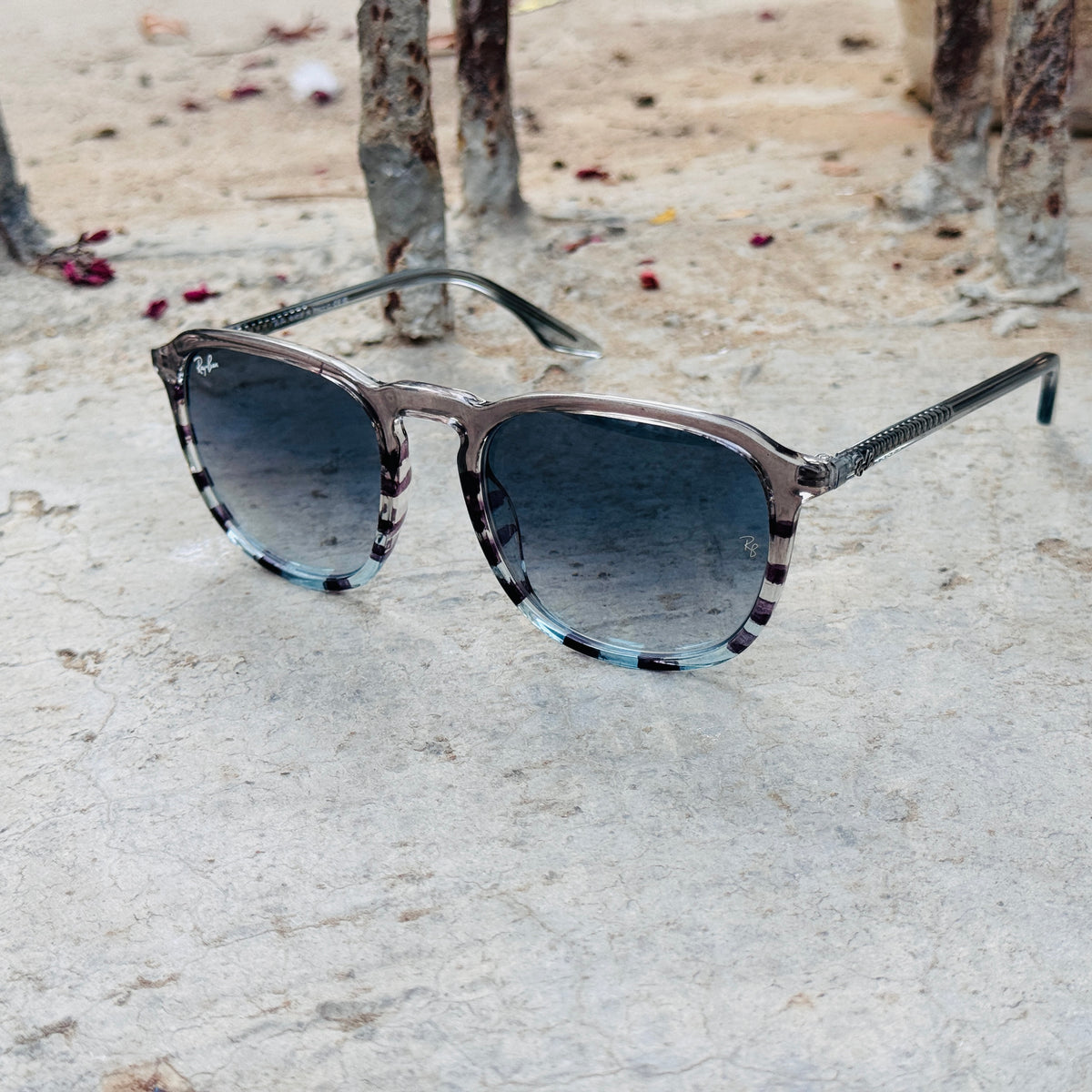 RayBan – 2203 – 55 – Blue –  Acetate- Sunglasses – Unisex - Premium