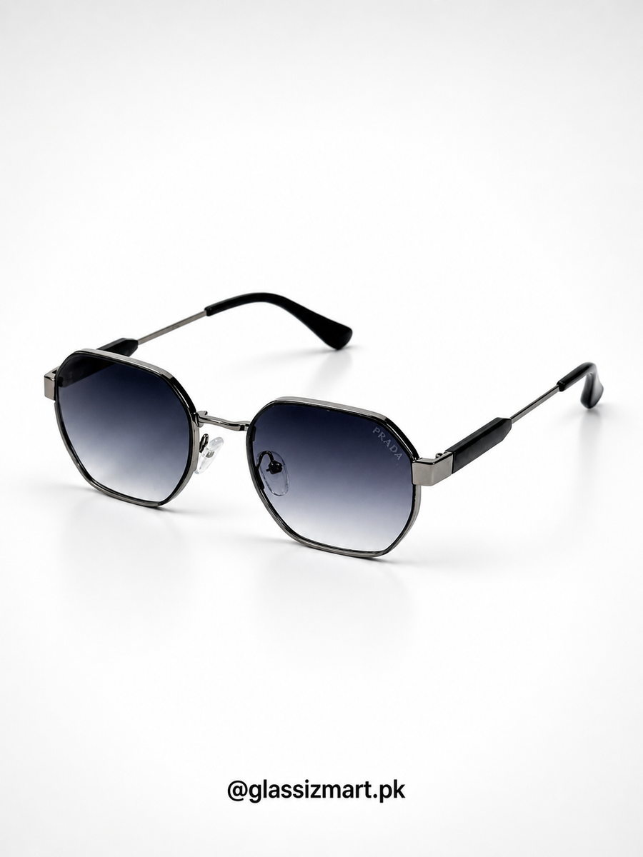 Prada – 19084 – 56 – Grey Gradient – Metal – Sunglasses – Unisex