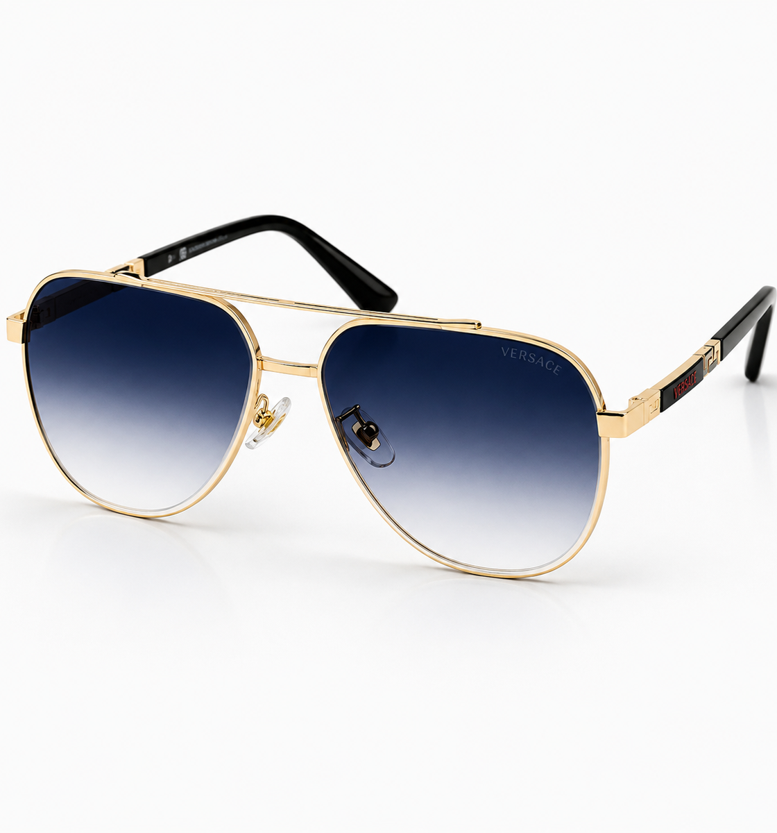 Versace – 23247 – 61 – Golden Black Gradient – Metal – Sunglasses – Unisex