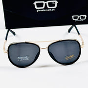 Cartier – A910 – 60 – Golden Black – Metal – Sunglasses – Unisex