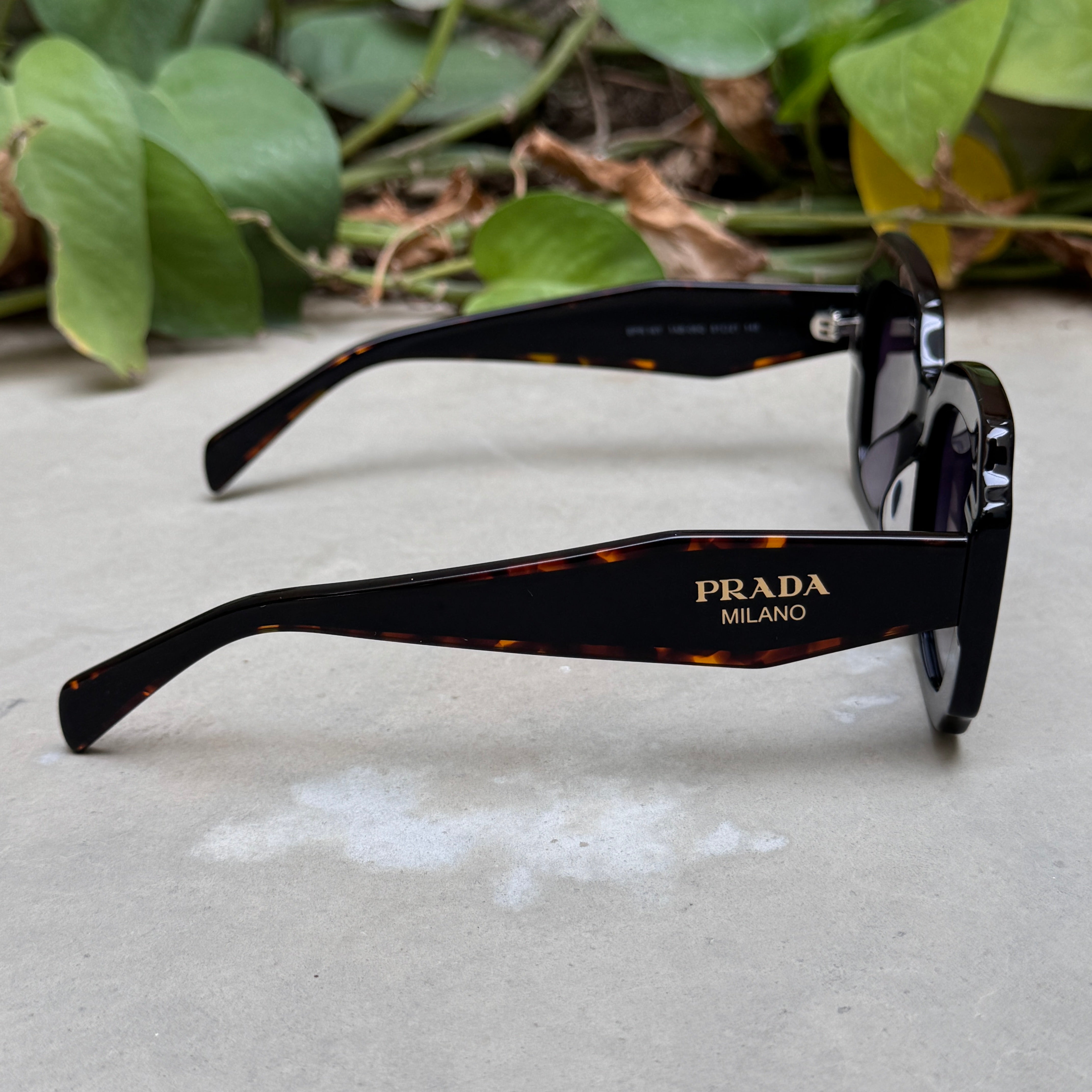 Prada – 16Y - 51 – Tortoise Black Gradient – Acetate - Sunglasses – Ladies - Premium