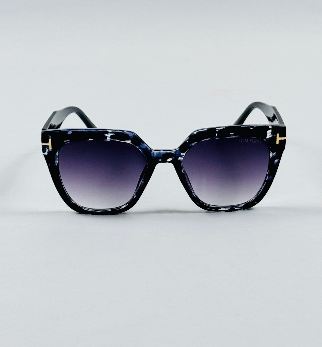 Tom Ford - 36222 – 54 – Black Textured – Acetate – Sunglasses – Ladies