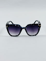 Tom Ford - 36222 – 54 – Black Textured – Acetate – Sunglasses – Ladies