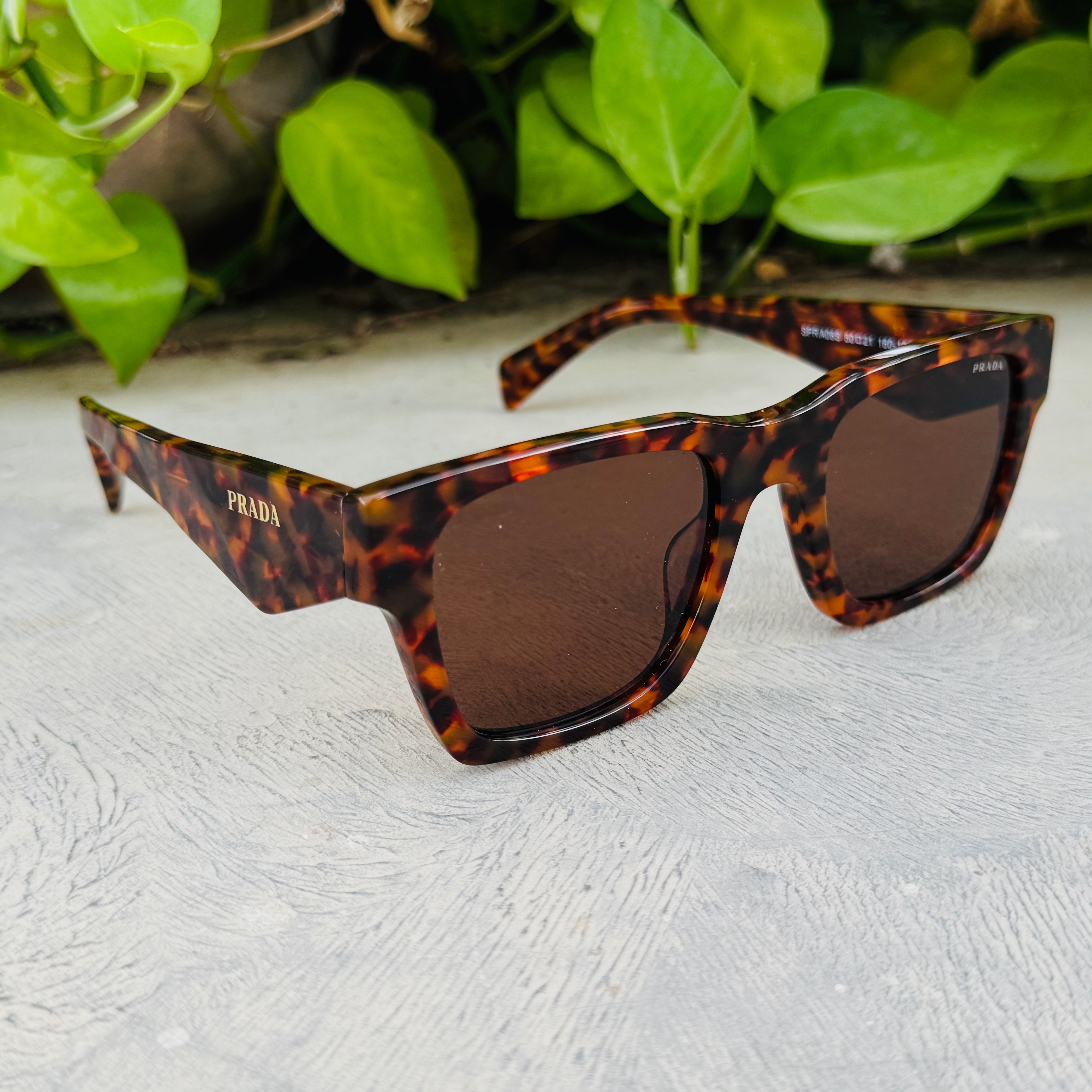 Prada – A06S - 50 – Tortoise – Acetate - Sunglasses – Unisex - Premium