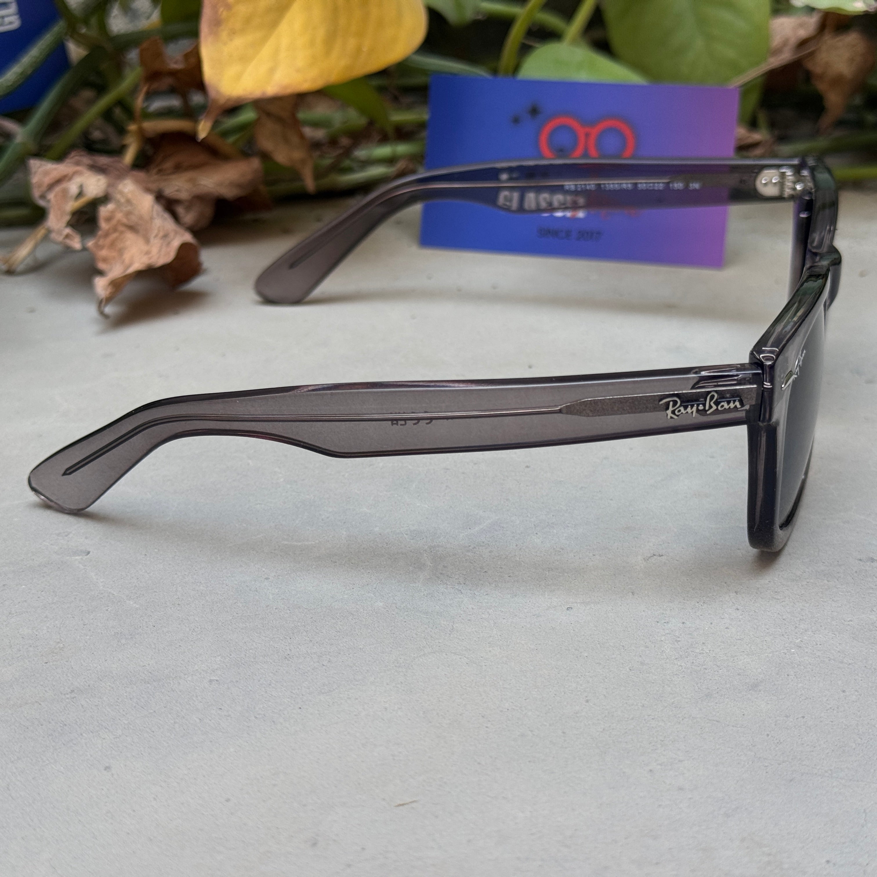 RayBan – 2140 – 50 – Grey –  Acetate- Sunglasses – Unisex - Premium
