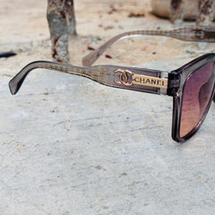 Chanel –4303 – 52 – Grey Pink – Acetate – Sunglasses – Ladies