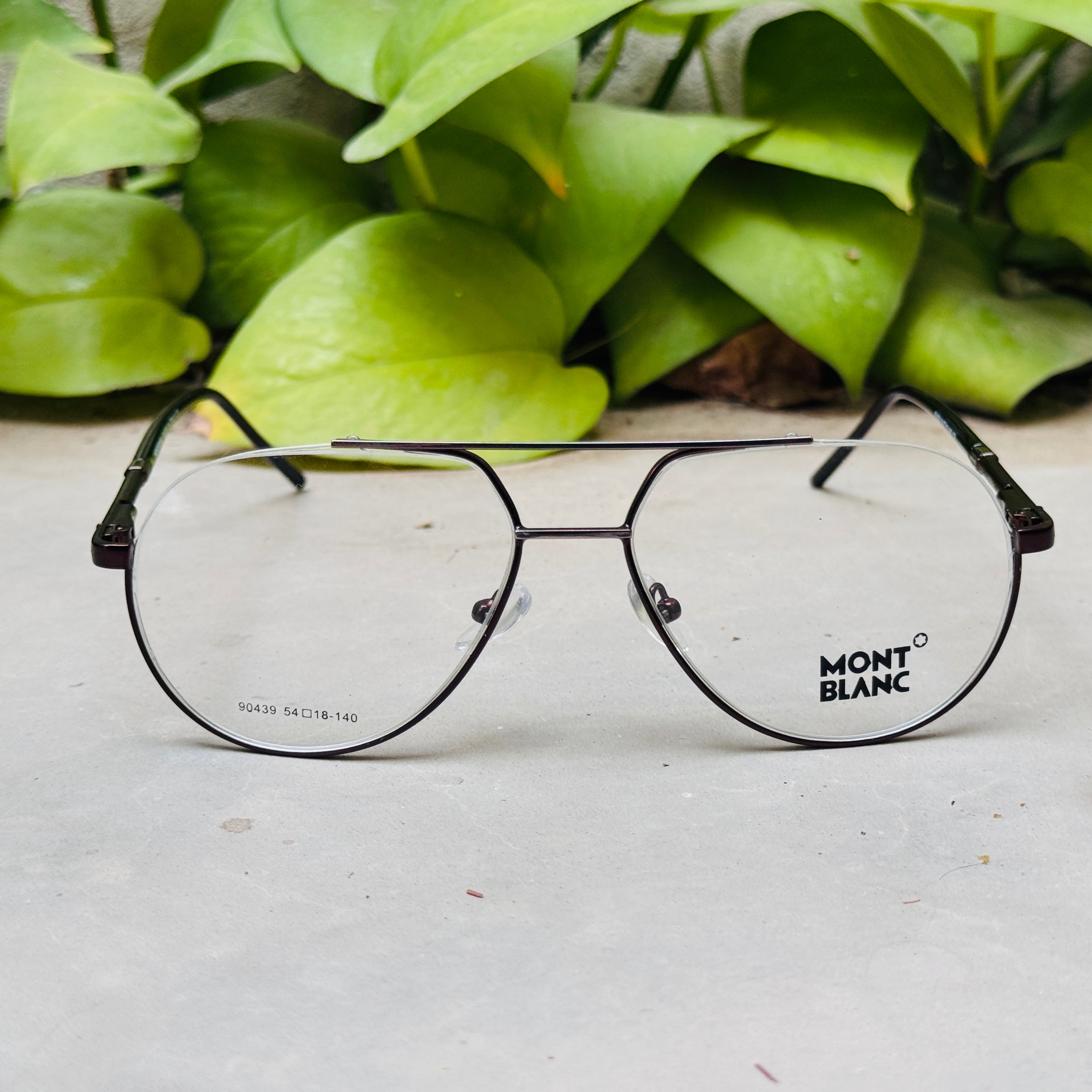 Mont Blanc – 90439 – 54 – Brown –  Metal - Optics – Unisex