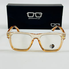 Moscot – P420 - 53 - Transparent Orange – Acetate  – Optics - Unisex (Transition)