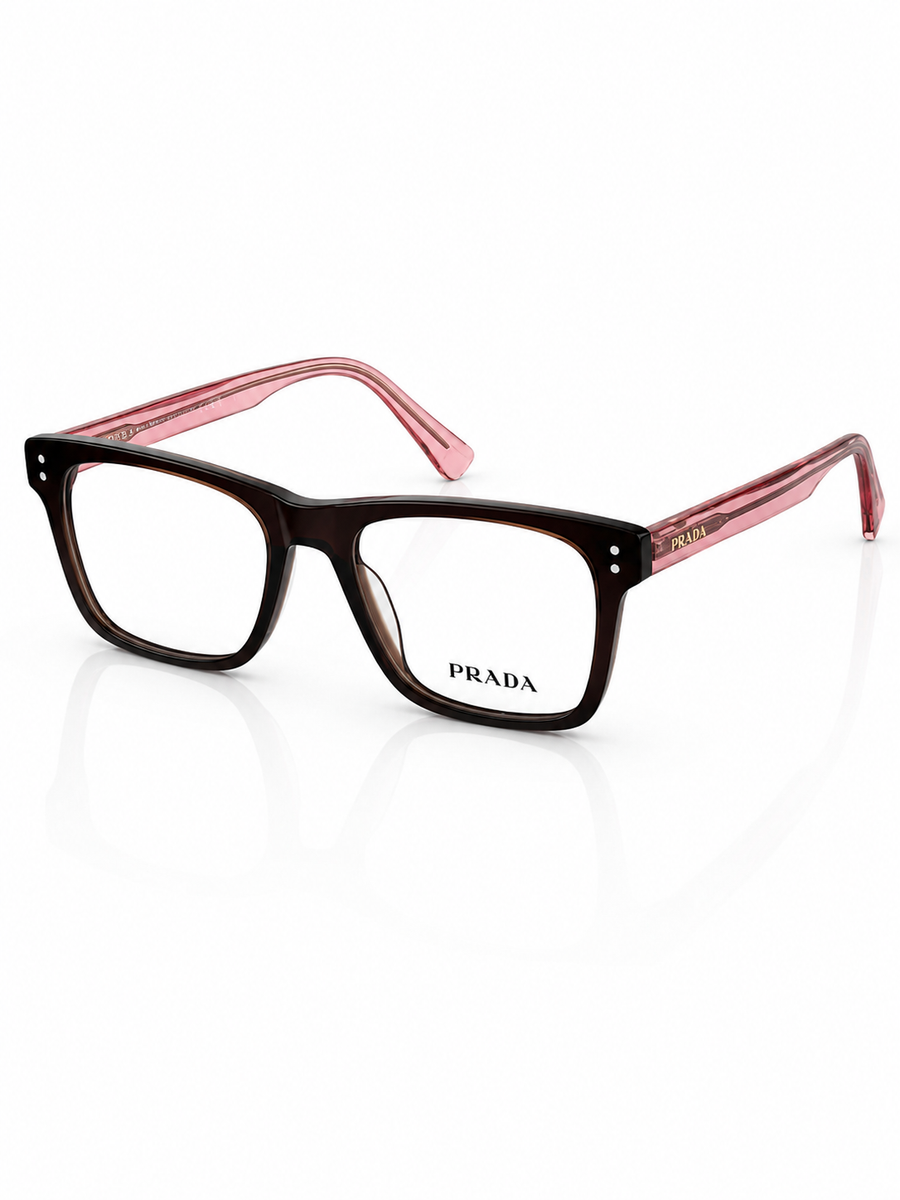 Prada - 05203 – 52 – Brown Pink –  Acetate - Optics – Unisex - Premium