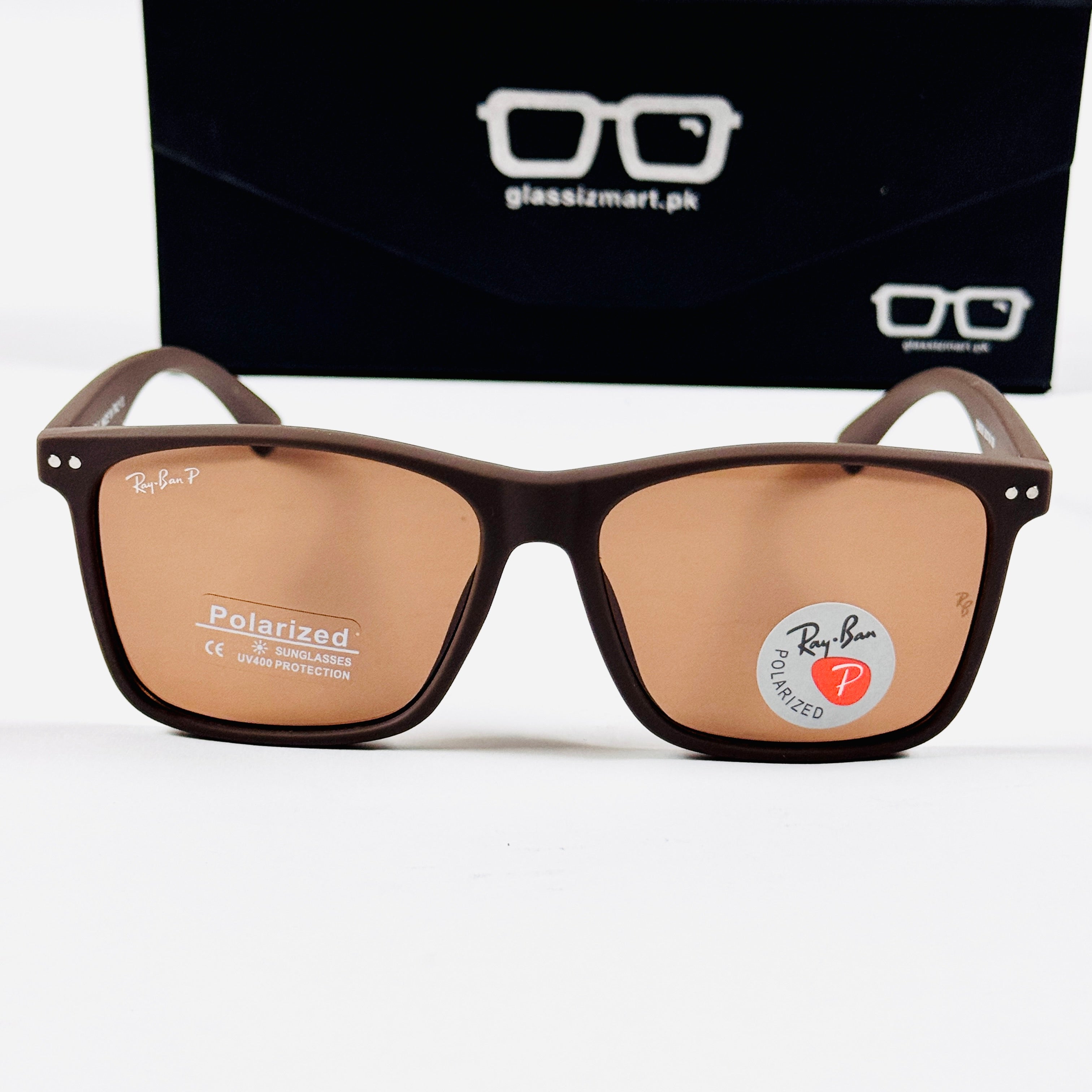 Rayban – 4550 – 56 – Brown – Acetate – Sunglasses – Unisex