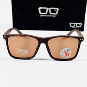 Rayban – 4550 – 56 – Brown – Acetate – Sunglasses – Unisex