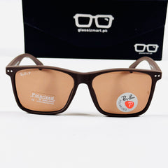 Rayban – 4550 – 56 – Brown – Acetate – Sunglasses – Unisex