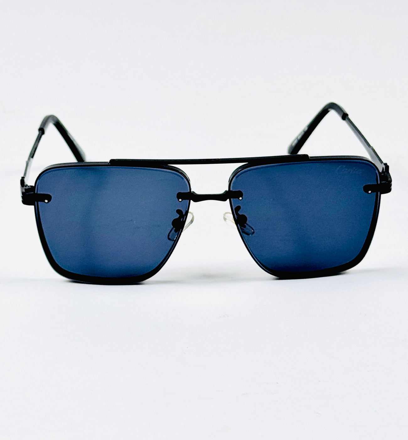 Cartier – 22391 – 58 – Black – Metal – Sunglasses – Unisex