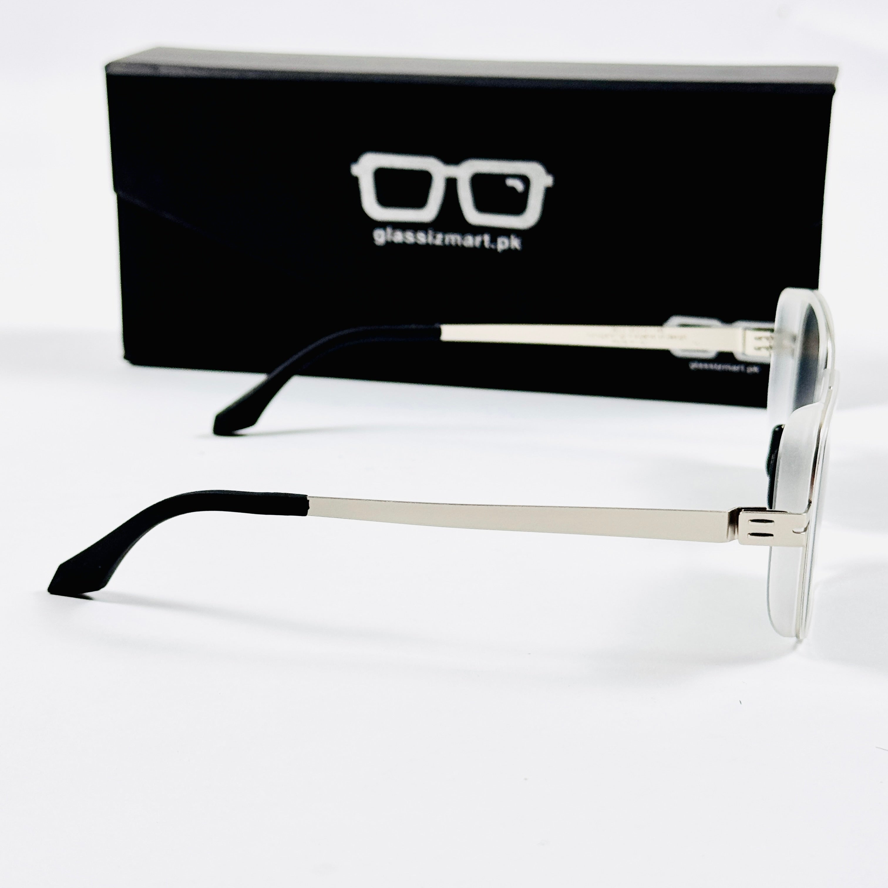 ICI BERLIN – Z8023 – 56 – Transparent Green –  Metal - Sunglasses – Unisex