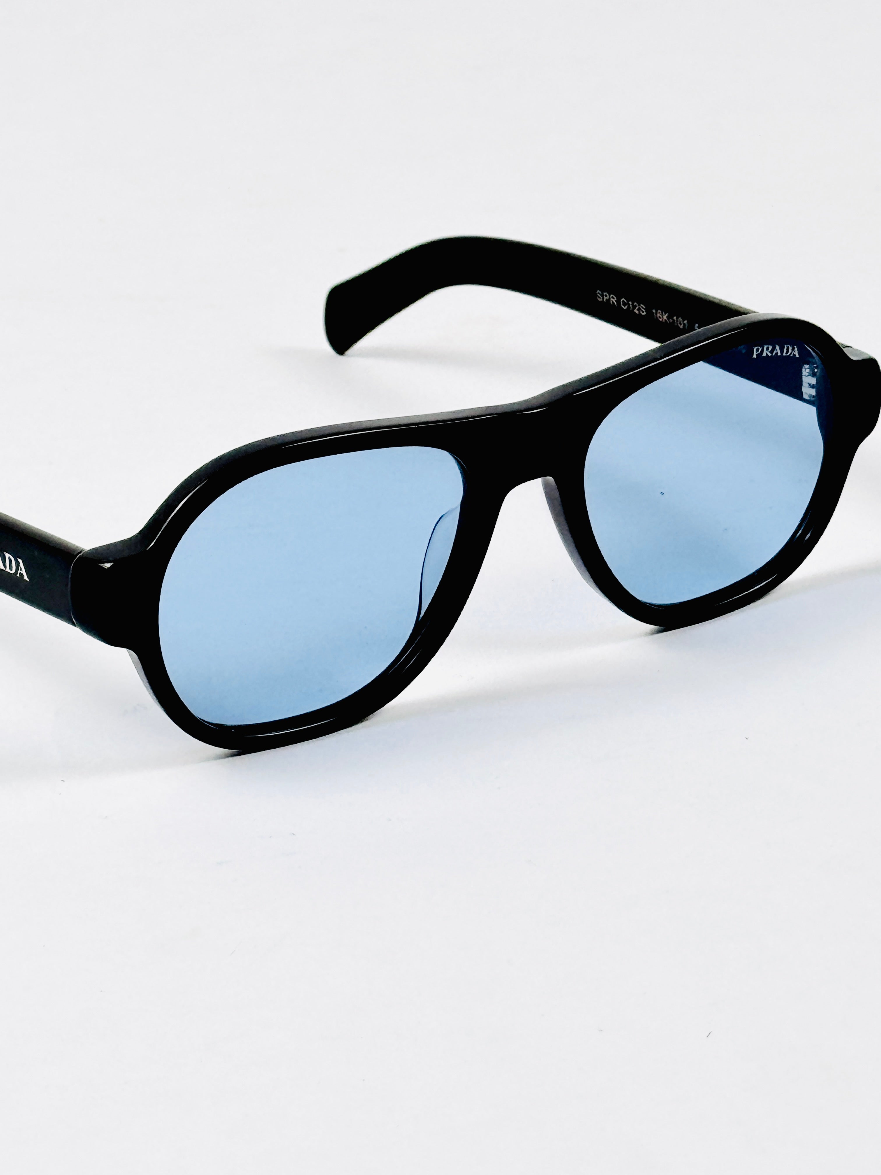 Prada – SPRc12S – 54 – Black Blue –  Acetate - Sunglasses – Unisex - Premium