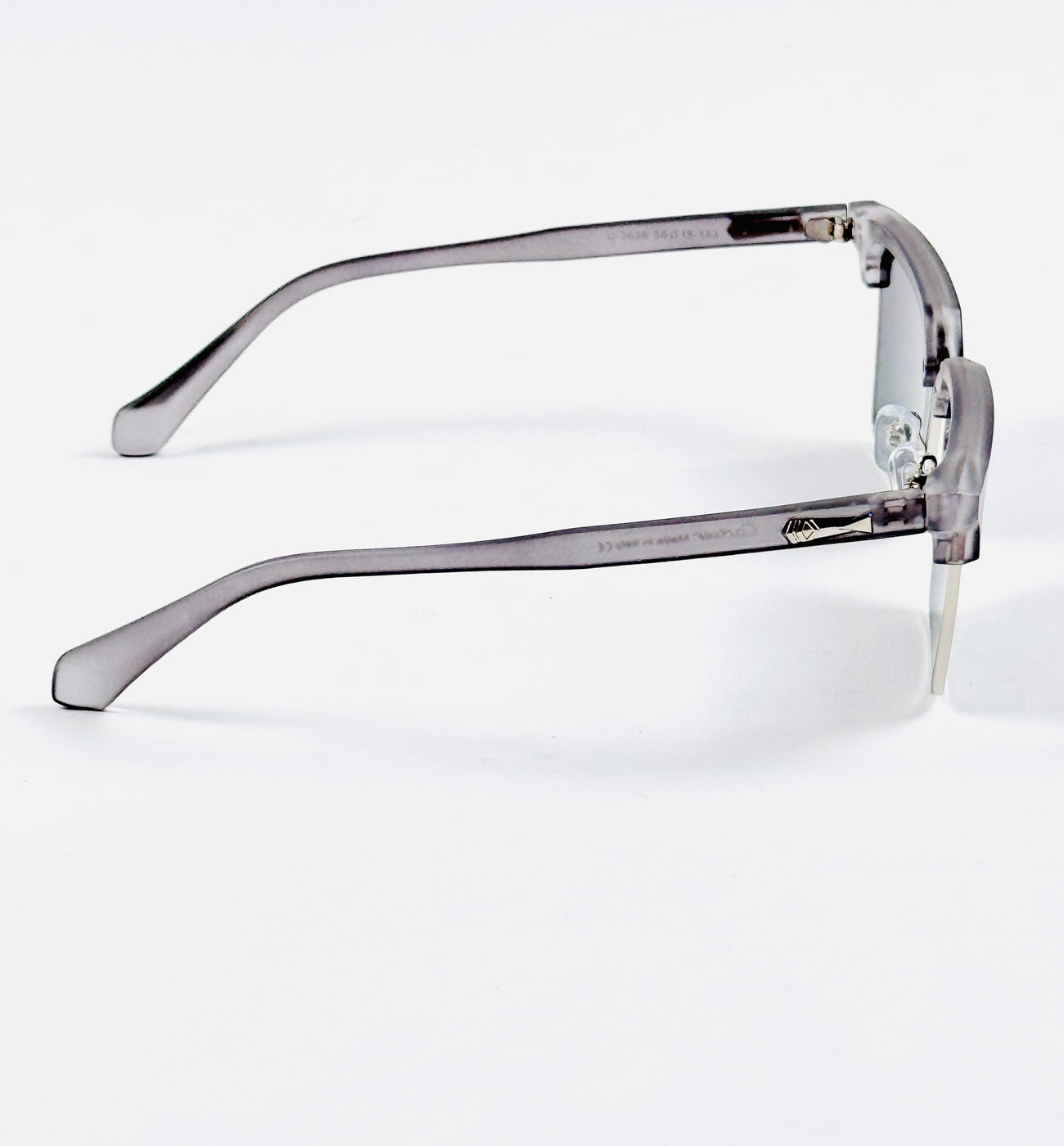 Cartier – 3636 – 56 – Grey - Acetate - Metal - Sunglasses – Unisex