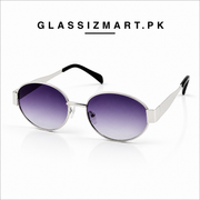 Celine – Triomphe - 55 – Silver Black Gradient – Metal – Sunglasses - Unisex